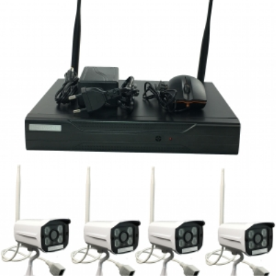 Bộ 4 camera wifi Webvision & đầu ghi T304WIFI KIT